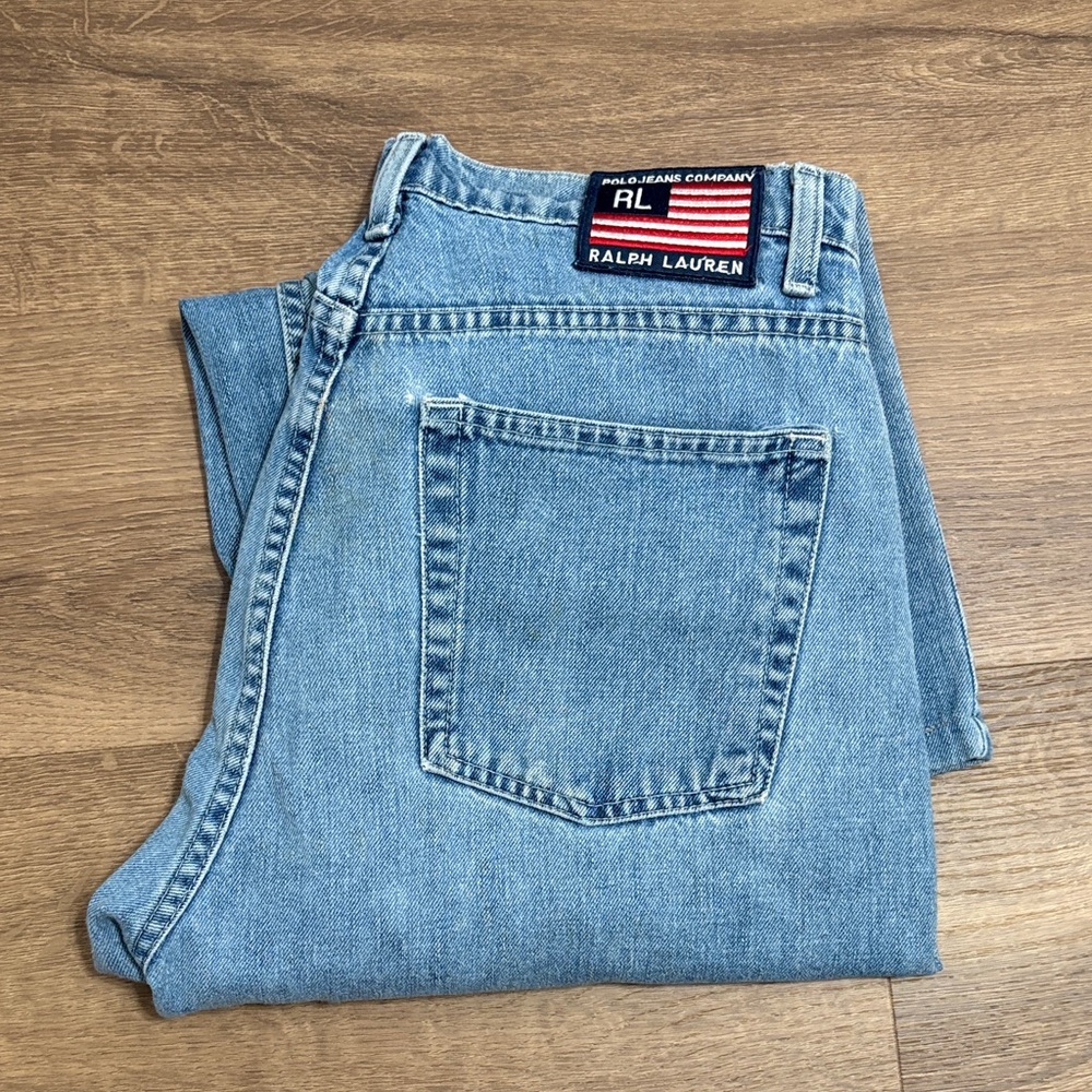 Vintage Ralph Lauren Blue Jeans Relaxed Fit Y2K Style